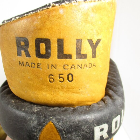 Vintage 1960's ROLLY 650 Hockey Gloves Made in Canada - Picture 3 of 5